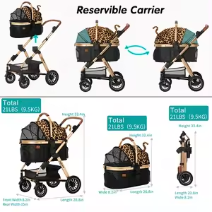 features of dog pram